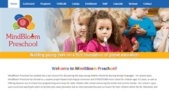 Desktop Screenshot of mindbloompreschool.com