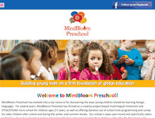 Tablet Screenshot of mindbloompreschool.com